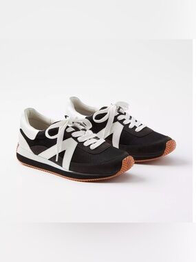 LOFT Black and White Women's Retro Sneakers